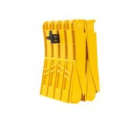 LOKHEN Lot de 2 Cales de Roue Pliables ORIGAMY 56 Hauteur 230 mm avec Support Double pour Sécuriser Camion, Camping-Car et Remorque Lourde contre le Glissement