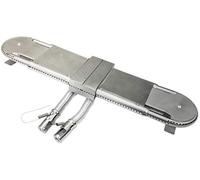 LOKHING Barbecue en Acier Inoxydable Grill Oblong Tube brûleur Pièces de Rechange Réglable Universel Barbecue Grill Oblong Tube Brûleur (Ajuster de 38CM à 56CM)