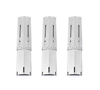 LOKHING Lot de 3 plaques de Chauffage universelles de Rechange réglables et résistantes en Acier Inoxydable pour Barbecue à gaz, étend de 30,5 cm à 53,3 cm
