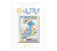 Lokhlass ex 158/142 Full Art Téracristal Secrète - Ultraboost X Écarlate et Violet 7 Couronne Stellaire - Coffret de 10 cartes Pokémon Françaises