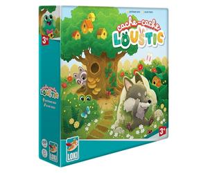 Loki Cache-Cache Loustic - Jeu de Société Enfant Actif de Cache-Cache de Salon - Motricité, Perception Spatiale, Masques Loup Inclus - Dès 3 Ans - 2 à 6 Joueurs