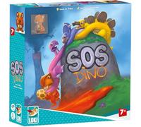 LOKI Jeu d'ambiance SOS Dino – Pour enfants de 7 ans et plus – 30 min – Bleu