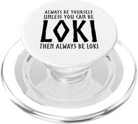 Loki Mythologie Nordique païenne Viking Trickster Dieu drôle PopSockets PopGrip pour MagSafe