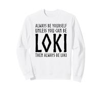 Loki Mythologie Nordique païenne Viking Trickster Dieu drôle Sweatshirt