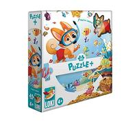 LOKI Puzzle+ LOKI Fait de la Plongée - Puzzle Enfant 35 Pièces - Dès 4 Ans - Poster Recto/Verso & Figurine Incluse - Observation et Imagination