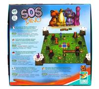 LOKI Jeu d'ambiance SOS Dino – Pour enfants de 7 ans et plus – 30 min – Bleu