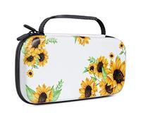 Lokigo Étui de transport pour Nintendo Switch, coque rigide résistante aux chocs avec 20 emplacements pour cartes de jeu pour console Joy-Con et accessoires