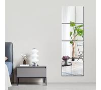 Lokiiz Miroir mural pleine longueur en plexiglas pour murs 40 x 30 cm Miroir mural pour salle de bain Miroir de corps Maquillage Chambre de bébé Salon Entrée Chambre Décoration