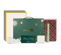 LOKLIK Boîte de Noël Édition Limitée - Kit de Bricolage Festif avec Vinyle de Transfert Thermique, Ornements, et Plus pour Décorations et Cadeaux Personnalisés