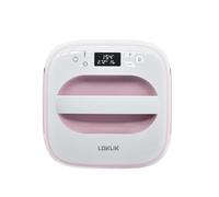 Presse Chauffante - LOKLIK - Easy Heat Press - Compacte - 3 Modes de Chaleur - Rose