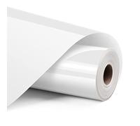 LOKLiK Flex Thermocollant Basic - Blanche - 30,5 x 180 cm - Vinyle HTV Durable pour T-Shirts, Sacs et Vêtements - Lavable en Machine, Couleurs Vibrantes
