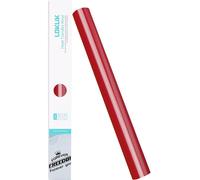 LOKLiK Flex Thermocollant Basic - Rouge - 30,5 x 180 cm - Vinyle HTV Durable pour T-Shirts, Sacs et Vêtements - Lavable en Machine, Couleurs Vibrantes