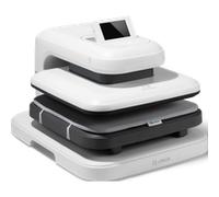 LOKLiK ImPress Auto Heat Press 2 - Presse à transfert automatique pour personnaliser des t-shirts, pulls, couvertures, serviettes, sacs et autres textiles - imprimante DTF - Sublimation (Blanche)