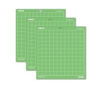 LOKLIK Lot de 3 Tapis de Découpe Vert Standard Grip Adhésif Antidérapant Scrapbooking 35.5 x 33 cm