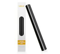 LOKLiK Matless Vinyle de transfert thermique Noir brillant 33 x 150 cm - Film thermocollant pour iCraft, kit de support de rouleau, durable, pour t-shirts, bannières et plus encore