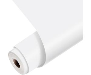 Loklik Mattes permanent klebendes Vinyl 33 x 305 cm Film blanc