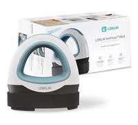 LOKLiK Mini Presse à Chaud - Presse à Chaleur Portable pour Vinyle Thermocollant (HTV), Sublimation et Projets de Transfert - 3 Modes de Température - Chauffage Rapide et Uniforme - Bleu