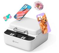 LOKLIK Presse à Chaleur pour Coques Téléphone Portables, Badges, Coasters & Plus Personnalisées - Technologie Vide pour Design Wrap-Around Vibrant, Compatible avec iPhone/Android