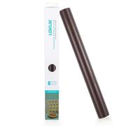 LOKLIK Rouleau Marron foncé de Vinyle Permanent Adhésif Matte Tissus Textiles 1 pc 30.5 x 180 cm, Standard - Film Vinyle Décoratif de Haute Qualité pour DIY, Création de Stickers, Scrapbooking