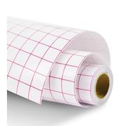LOKLiK Ruban de Transfert à Grille Rouge 30 x 300 cm pour Vinyle Adhésif - Outil Essentiel pour Projets de Loisirs Créatifs et DIY