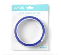 LOKLIK Ruban Thermorésistant pour Sublimation - Ruban Adhésif Haute Température Bleu - Résiste jusqu’à 200 °C - Idéal pour Presse à Mugs, HTV, Projets de Transfert Thermique
