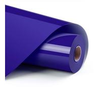 LOKLiK Rouleau Bleu Royal de Vinyle Transfert de Chaleur Thermocolant Tissus Vêtement 1 pc 30.5 x 180 cm - Résistant au Lavage - Pour T-Shirts, Sacs, Vêtements, Projets DIY