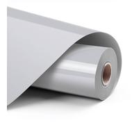 LOKLiK Rouleau Argent de Vinyle Transfert de Chaleur Thermocolant Tissus Vêtement 1 pc 30.5 x 180 cm HTV Durable pour T-Shirts, Sacs et Vêtements - Lavable en Machine, Couleurs Vibrantes