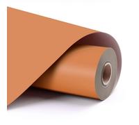 LOKLIK Rouleau Orange de Vinyle Permanent Adhésif Matte - Surfaces Dures - 1 pc 30.5 x 180 cm - Film Vinyle pour Décoration, Bricolage, Scrapbooking, Création de Stickers