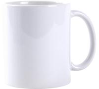 LOKLIK Mugs de Sublimation Blancs - Lot de 6-325 ml - Tasses en Céramique pour Impression Personnalisée - Revêtement Spécial Sublimation - Idéal pour Personalization & Objets Publicitaires