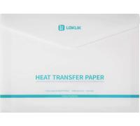Loklik Transferpapierbogen 8er-Pack Feuilles de transfert blanc