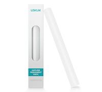 LOKLIK Vinyle adhésif permanent blanc mat 33 x 305 cm - Film vinyle mat pour kit de support rouleau iCraft Idéal pour art mural, autocollants, bannières