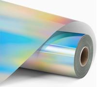 LOKLiK Vinyle adhésif permanent Holo 30.5 x 90 cm - Argenté