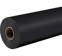 LOKLIK Adhésif permanent en vinyle noir mat, 33 x 305 cm, sans mat, nécessite iCraft, idéal pour l'art mural, les autocollants, les bannières