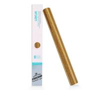 LOKLIK Rouleau Or de Vinyle Pailleté Transfert de Chaleur Thermocolant Tissus Vêtement 1 pc 30.5 x 90 cm, Standard