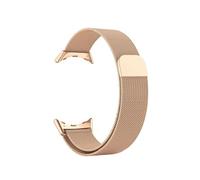 LOKLNEYK Boucle Milanaise Adaptée For Google Pixel Watch 2, Accessoires De Montre, Bracelet En Métal Et Acier Inoxydable, Correa For Bracelet De Montre Pixel(Rose gold,For Pixel Watch)