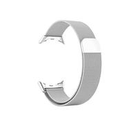 LOKLNEYK Boucle Milanaise Adaptée For Google Pixel Watch 2, Accessoires De Montre, Bracelet En Métal Et Acier Inoxydable, Correa For Bracelet De Montre Pixel(Silver,For Pixel Watch)