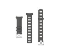 LOKLNEYK Bracelet à boucle Interchangeable en acier et Silicone, souple et réglable, avec longue sangle, adapté for Suunto D6 Dive / D6i NOVO/ZULU(Grey)