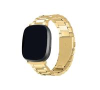 LOKLNEYK Bracelet de ceinture en métal adapté for Fitbit Versa 2 3 4 bandes bracelet de montre en acier adapté for Sense 2 Lite Correa(Gold,Versa 2 1or Lite)