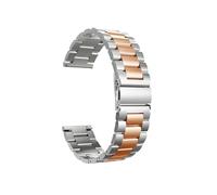 LOKLNEYK Bracelet de ceinture en métal adapté for Fitbit Versa 2 3 4 bandes bracelet de montre en acier adapté for Sense 2 Lite Correa(Silver rose gold,Versa3 4 or Sense2 1)