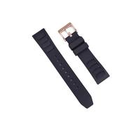 LOKLNEYK Bracelet De Montre En Caoutchouc Fluoré De Qualité 20mm 22mm, Adapté Aux Bracelets De Montre FKM Richard Mille, Bracelet De Plongée, Ceinture De Poignet À Dégagement Rapide(Black 4,22mm)