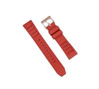 LOKLNEYK Bracelet De Montre En Caoutchouc Fluoré De Qualité 20mm 22mm, Adapté Aux Bracelets De Montre FKM Richard Mille, Bracelet De Plongée, Ceinture De Poignet À Dégagement Rapide(Red 4,20mm)