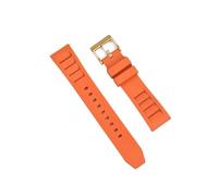 LOKLNEYK Bracelet De Montre En Caoutchouc Fluoré De Qualité 20mm 22mm, Adapté Aux Bracelets De Montre FKM Richard Mille, Bracelet De Plongée, Ceinture De Poignet À Dégagement Rapide(Orange 3,22mm)