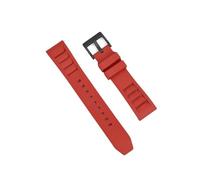 LOKLNEYK Bracelet De Montre En Caoutchouc Fluoré De Qualité 20mm 22mm, Adapté Aux Bracelets De Montre FKM Richard Mille, Bracelet De Plongée, Ceinture De Poignet À Dégagement Rapide(Red 2,20mm)