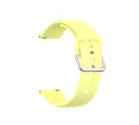 LOKLNEYK Bracelet De Montre En Silicone 20mm For Montre Lenovo S Montre S2 Pro Montre Accessoires Bracelet For Montre Lenovo X Plus Bracelet(Yellow,For Lenovo watch x plus)