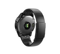 LOKLNEYK Bracelet de montre en titane à ajustement rapide, 22mm 26mm, for Fenix 7 7X 6 6XPro 5 5X Plus Instinct for Epix Gen2(Black,D2 Delta PX)