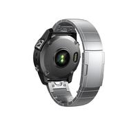 LOKLNEYK Bracelet de montre en titane à ajustement rapide, 22mm 26mm, for Fenix 7 7X 6 6XPro 5 5X Plus Instinct for Epix Gen2(Silver,26mm Tactix Delta)