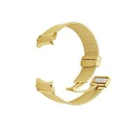 LOKLNEYK Bracelet en acier inoxydable à ajustement rapide for Galaxy Watch 6/5/5pro 40 mm 44 mm 45 mm. Milanais adapté for Samsung Galaxy Watch 6 Classic 43 mm 47 mm.(Gold strap,For Galaxy 5pro 45mm)