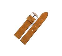 LOKLNEYK Bracelet en cuir véritable 16 18 19 20 22 24mm boucle ardillon bracelet(Light-brown-rose,20mm)