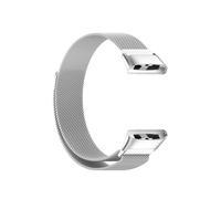 LOKLNEYK Bracelet En Métal Adapté For Redmi Watch 3 Bracelet De Remplacement En Acier Inoxydable Milanais Bracelet Ceinture Adapté For Redmi Watch 3 Watch3 Strap(Silver)