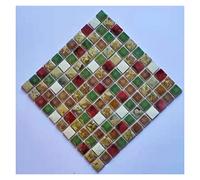 LOKLNEYK Carreaux de mosaïque à Faire soi-même, Carreaux de mosaïque en céramique irréguliers 250 g, Pierres Fabrication for Loisirs créatifs, décoration Murale(9)